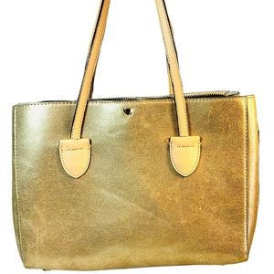 Gianni Bini Metallic Gold Handbag